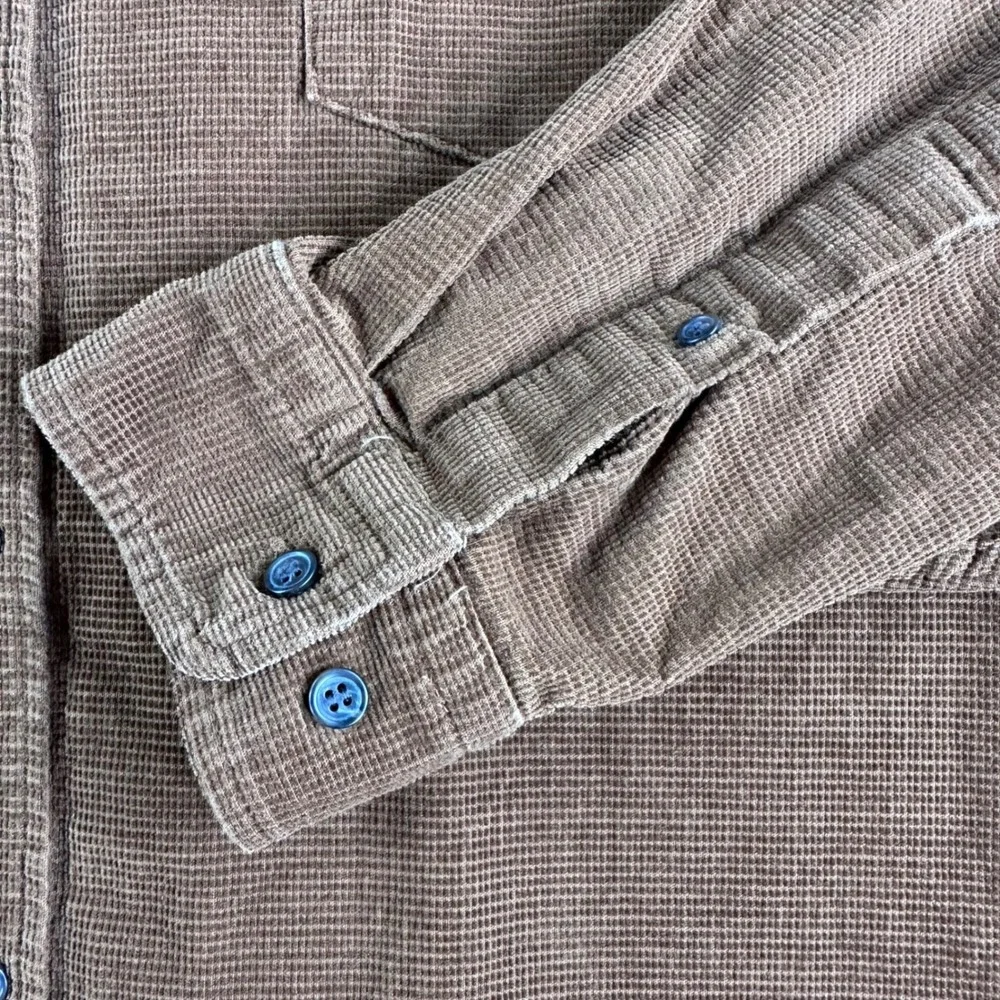 Banana Republic Button Down Shirt Mens XL Extra Large Corduroy Untucked Fit